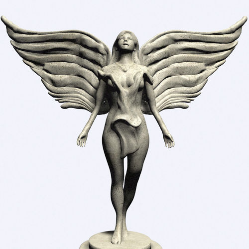 Angel Statue 3D print model