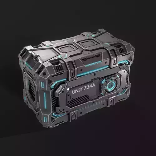 Sci-fi Futuristic Container