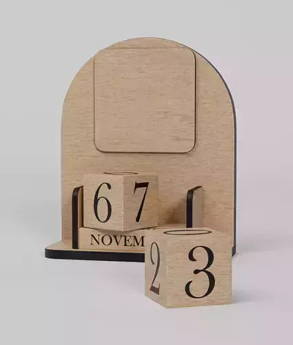 Calendar Wooden