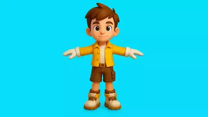 Kid 3D character