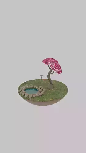 Tranquil Miniature Garden 