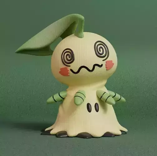 Pokemon - Mimikyu Bayleef 
