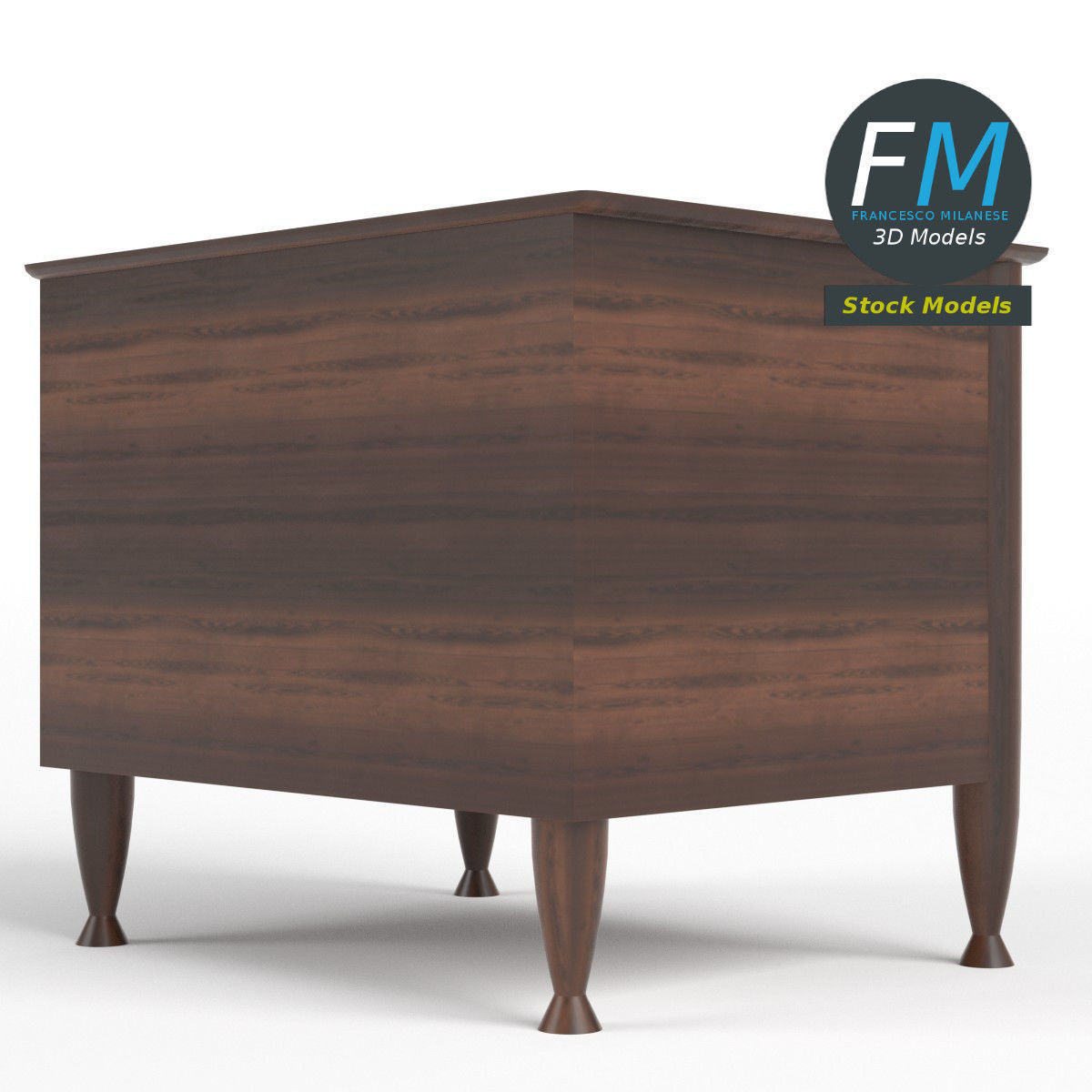 Bedside table 4 3D model_4