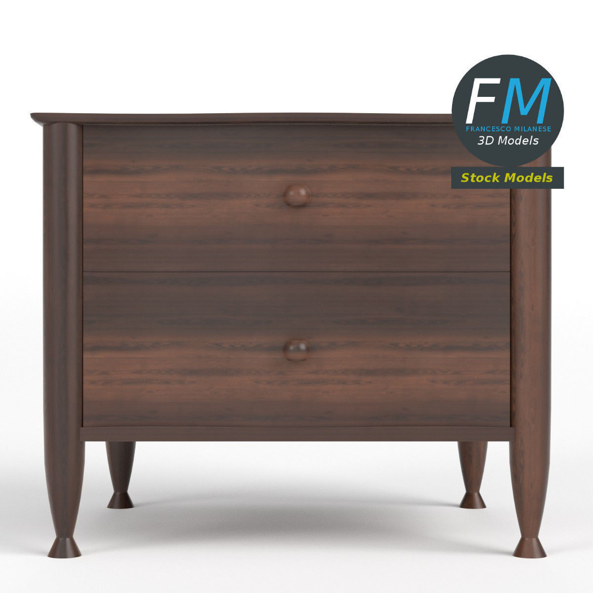 Bedside table 4 3D model_3