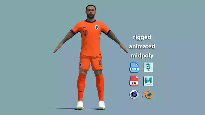 A-Pose Memphis Depay the Netherlands WC2026