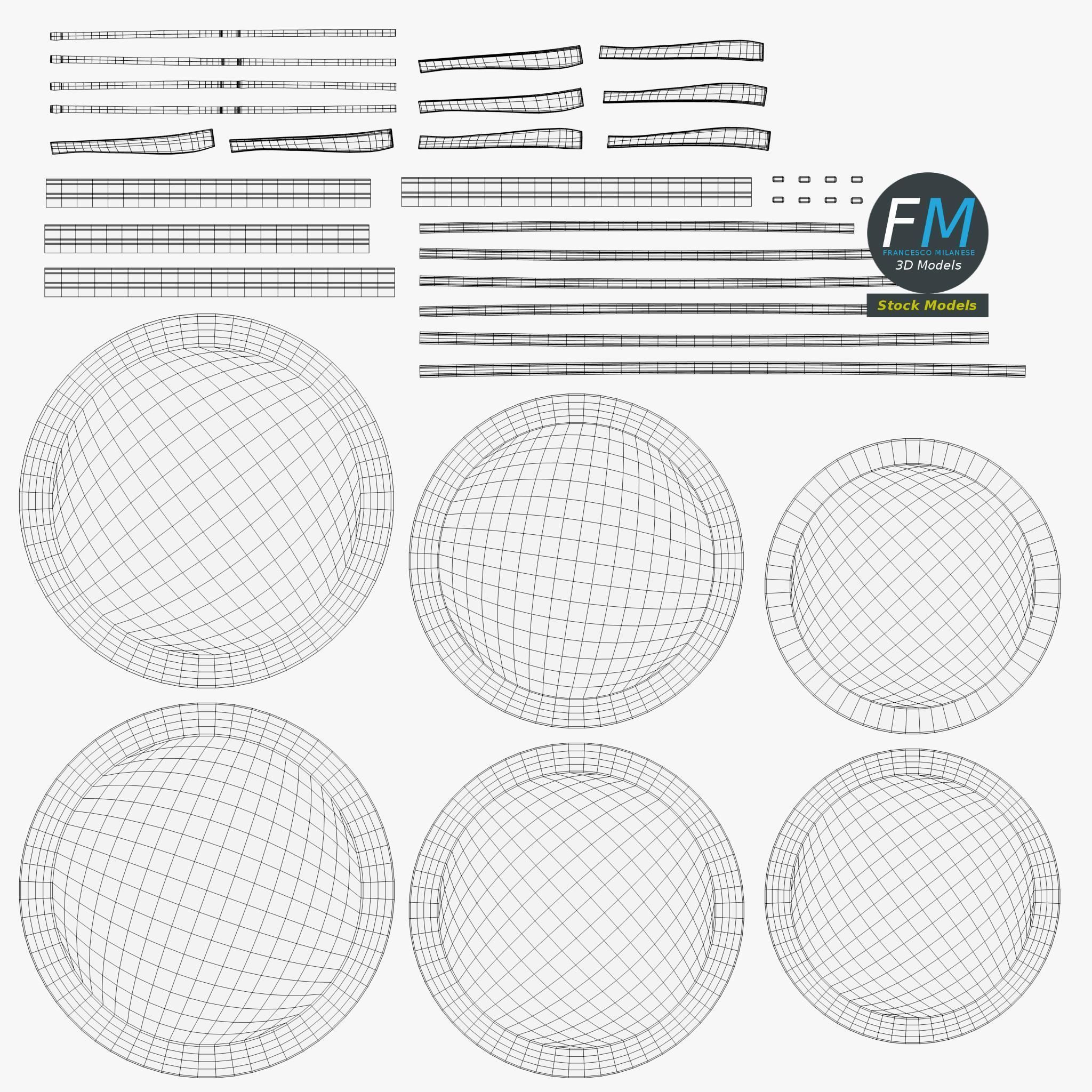 Circular side table 1 3D model_11