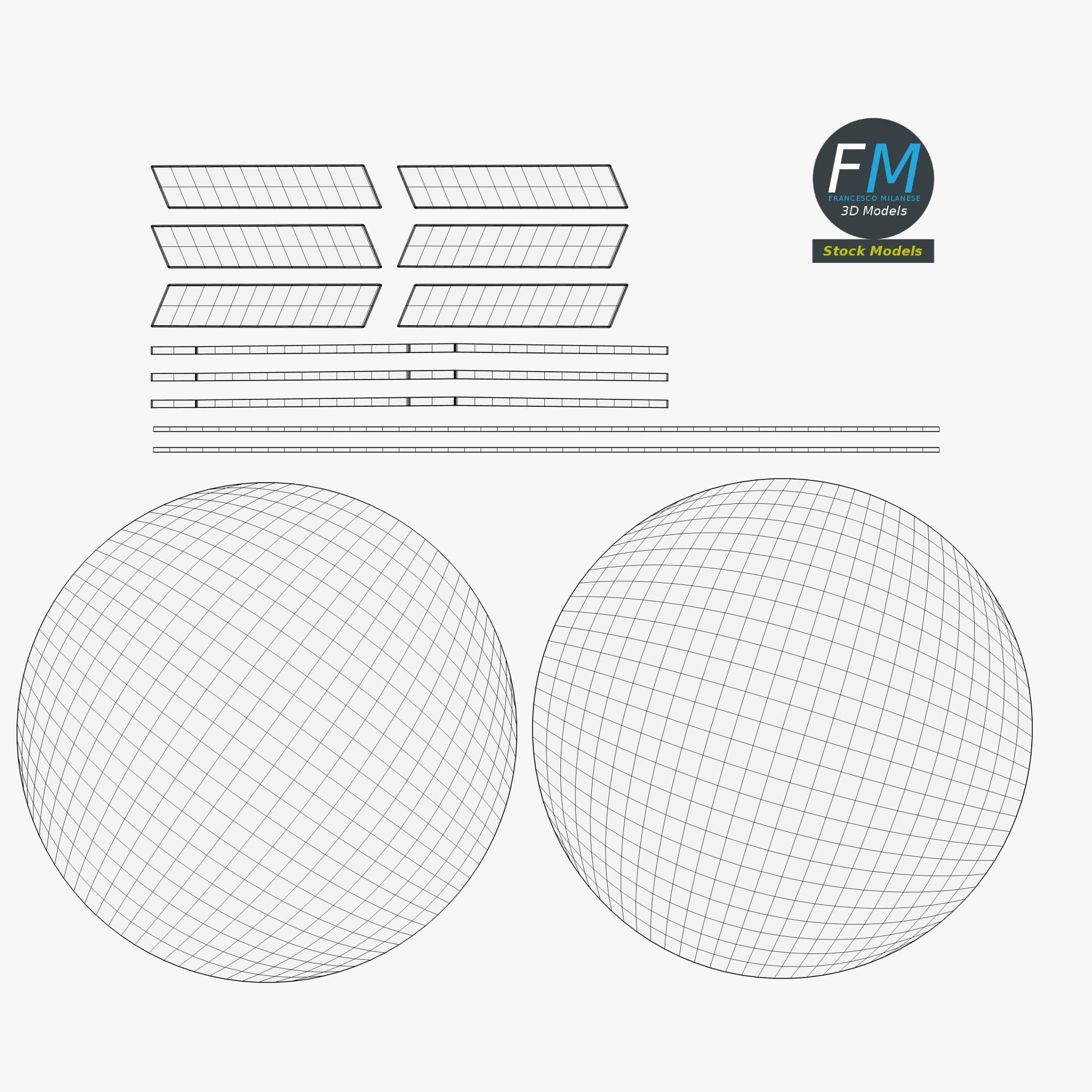 Circular side table 2 3D model_11