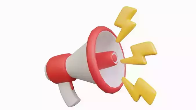 Megaphone With Lighting Sound Effect