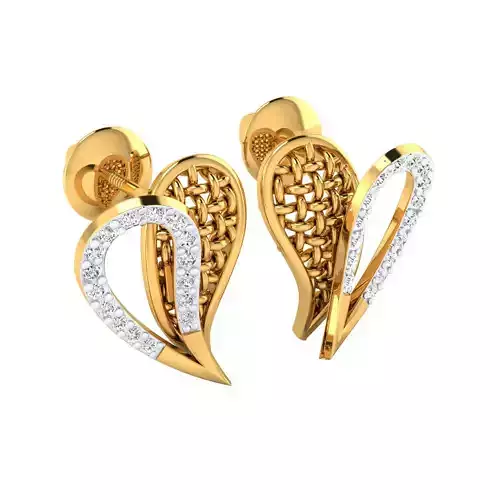 Women Earring Render 3dm STL SLC JCD OBJ FBX Details 