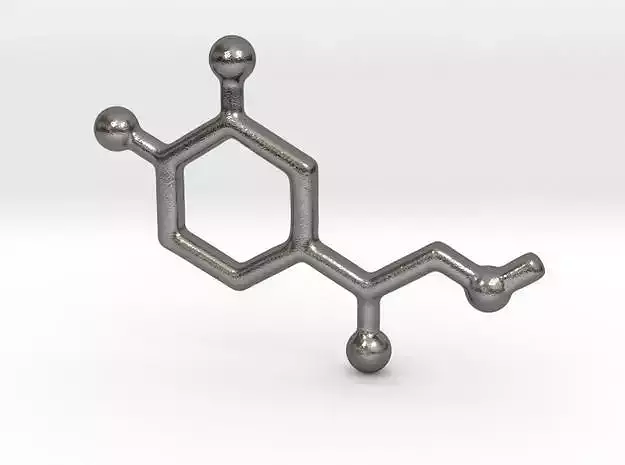 ADRENALINE - Molecules 3D print model