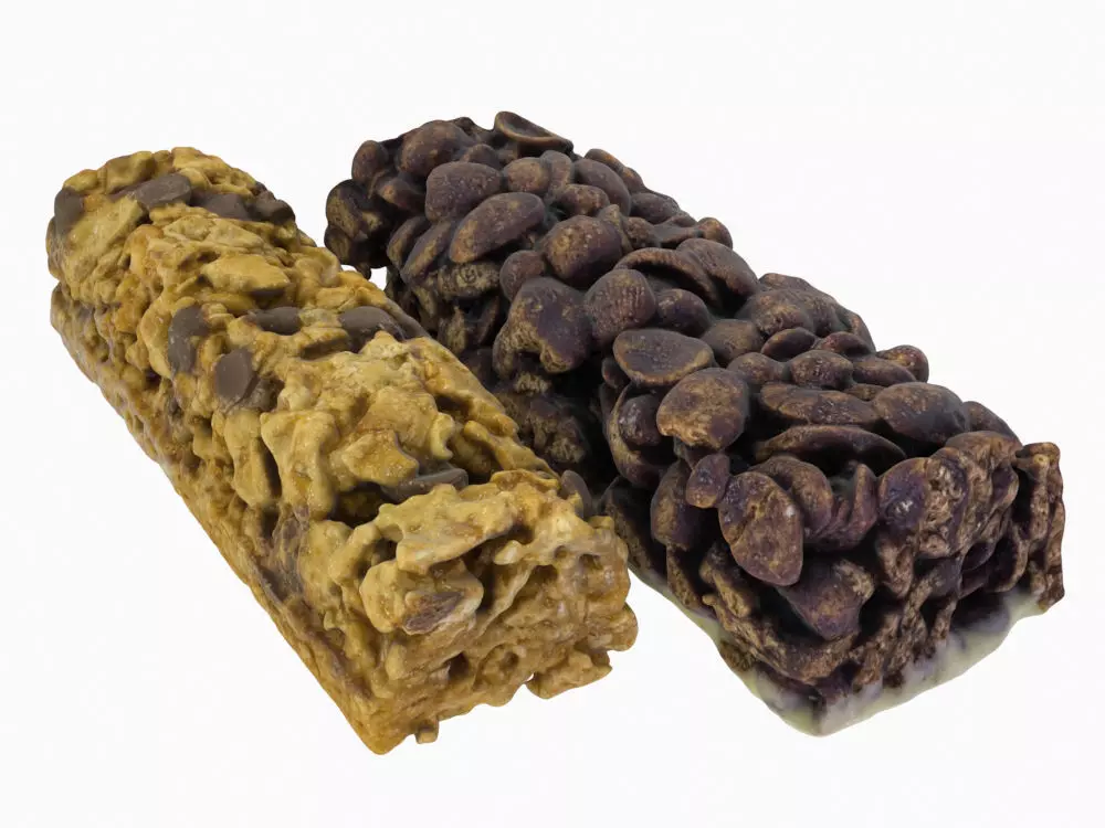 Cereal Bars kit - Chocolate and Muesli 3D model