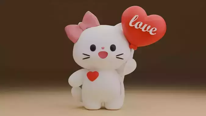 Valentine cat 67