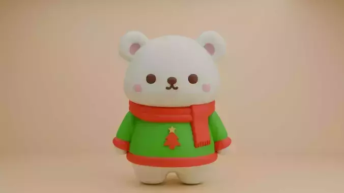 Christmas bear 146