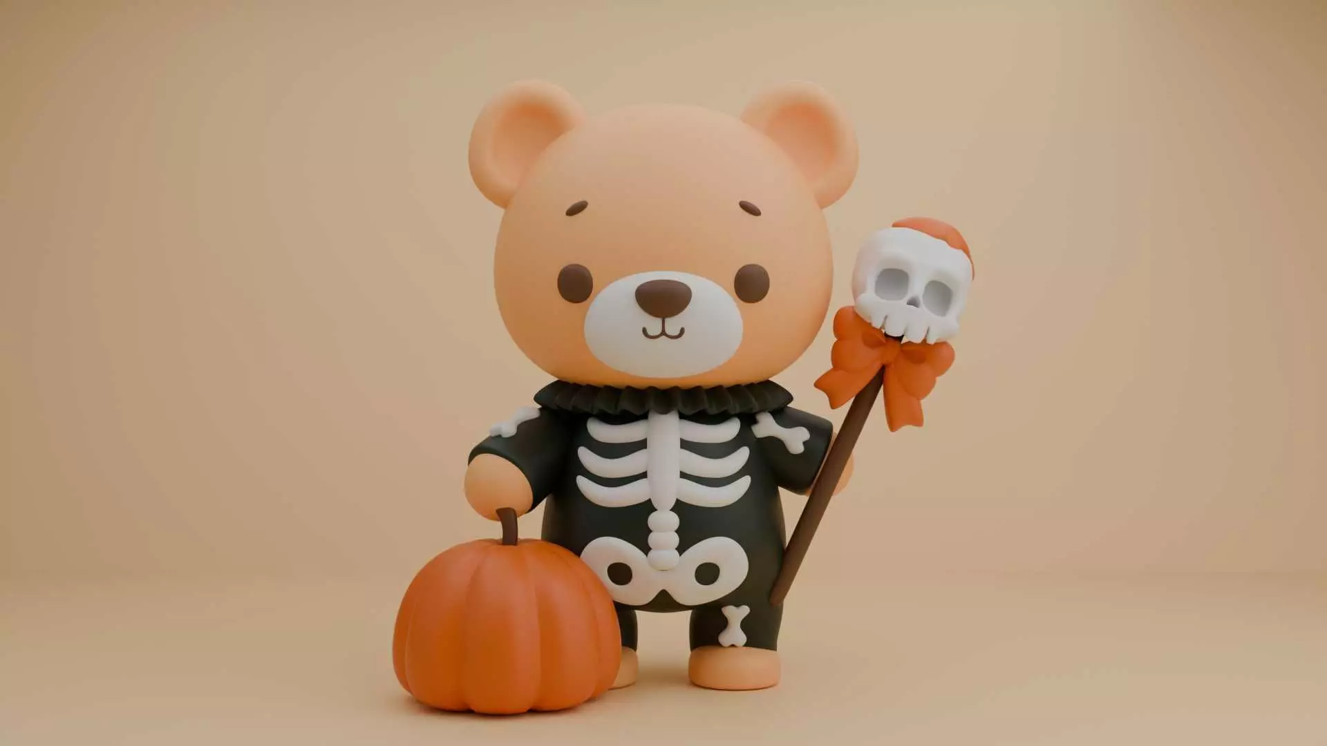 Halloween bear 141 3D print model