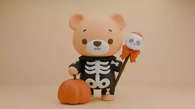 Halloween bear 141
