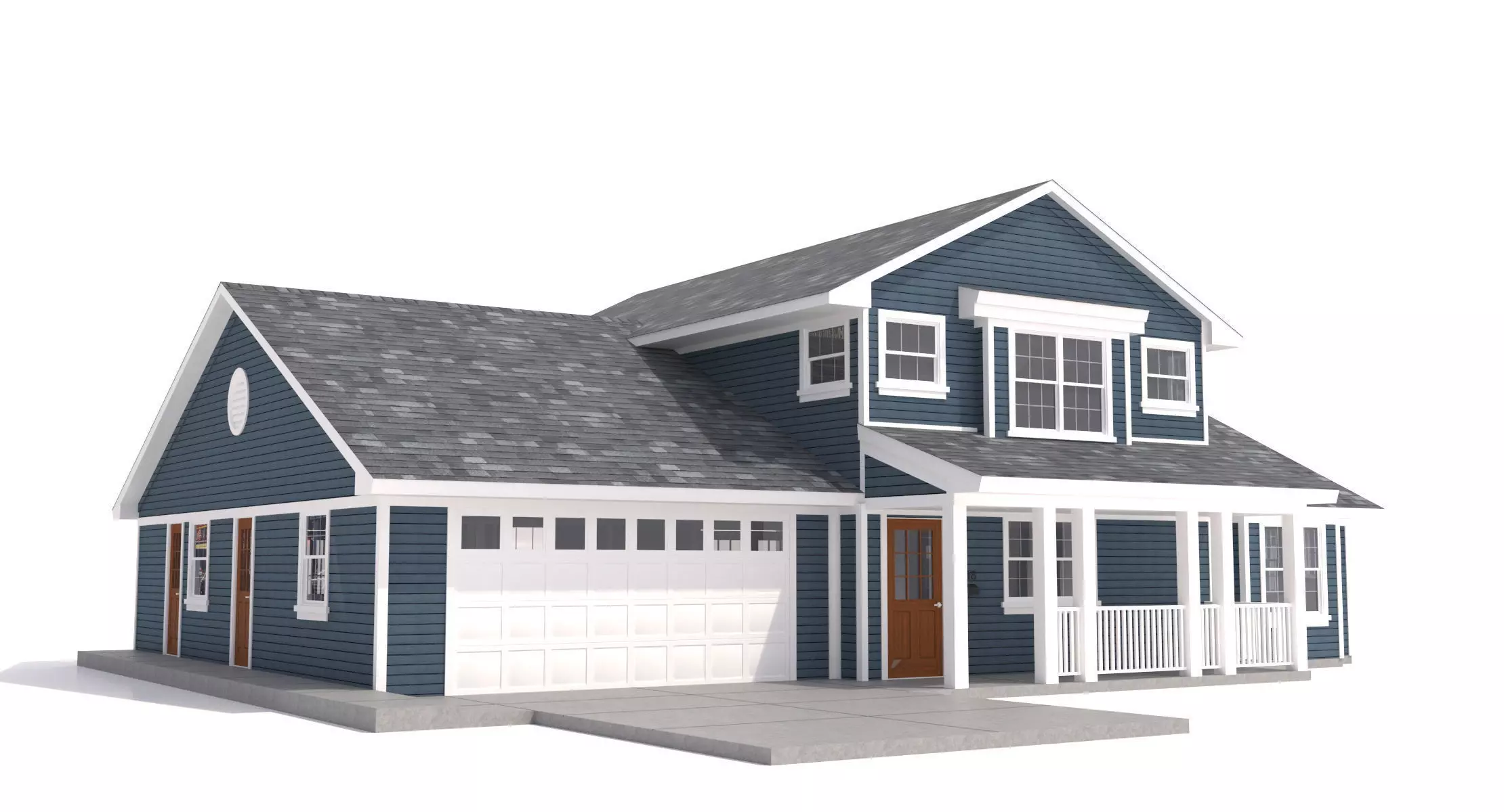House-003 Low Poly 3D model
