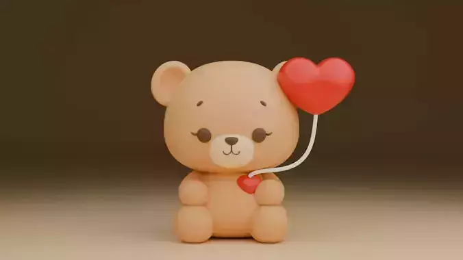 Valentine bear 127