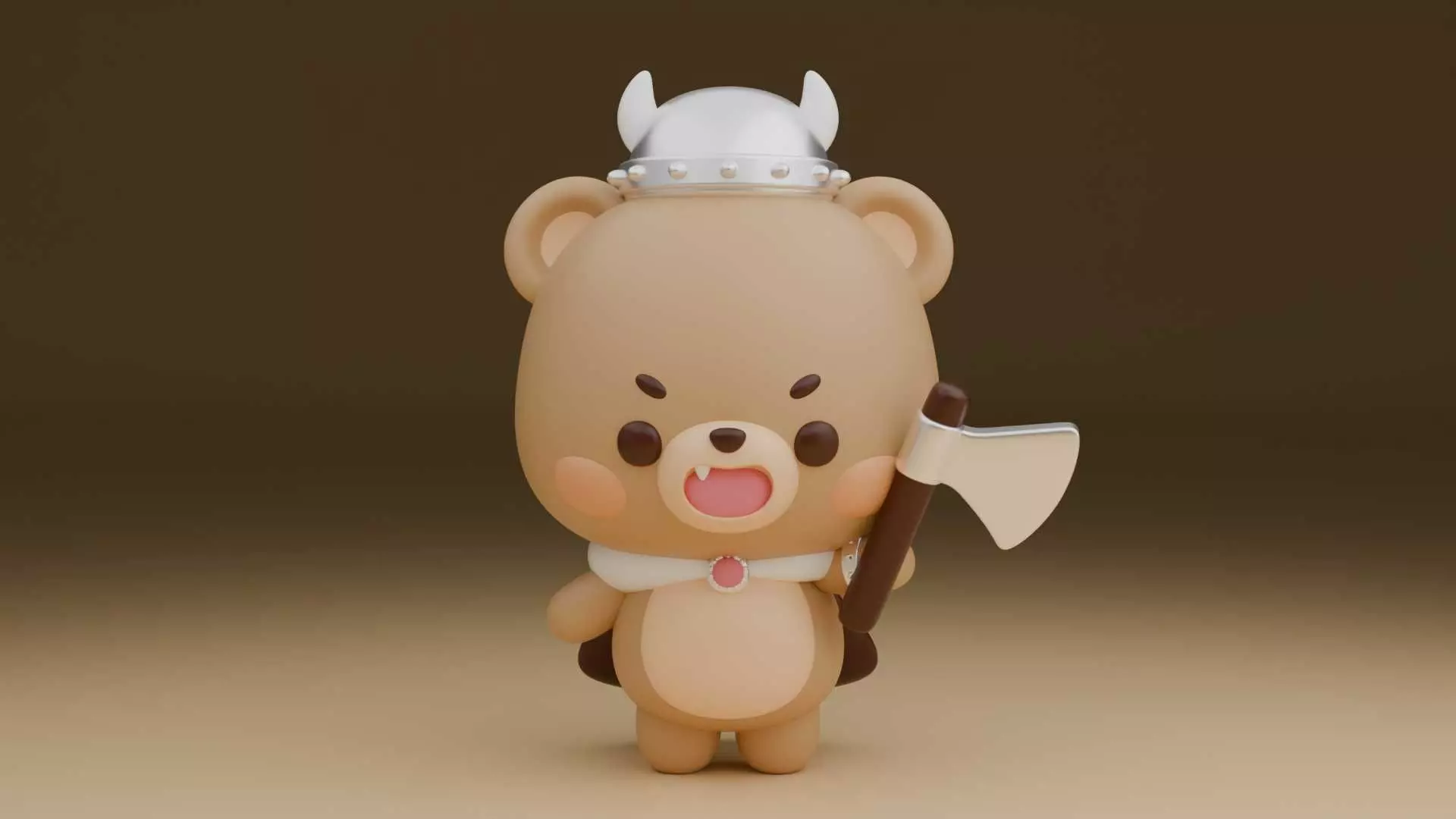 bear 120 3D print model