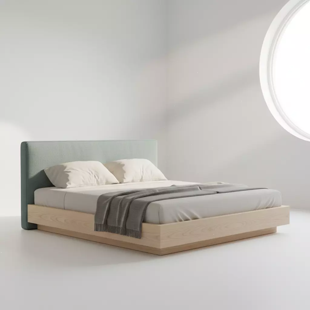 Double bed 3D print model