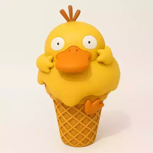 Psyduck Ice Cream Cup
