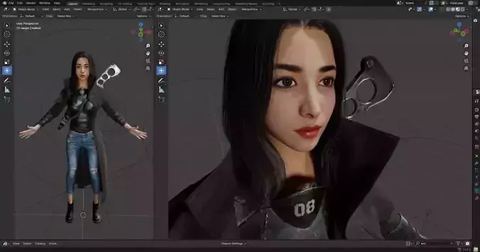 Fallout- NCR Veteran Ranger fanart PBR 8k