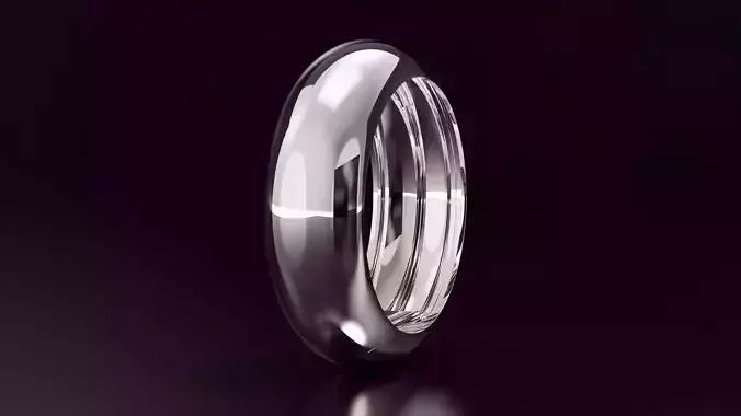 Mens wedding band N06 8mm EU60