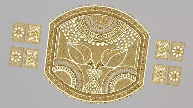 Multi pieces fusion necklace