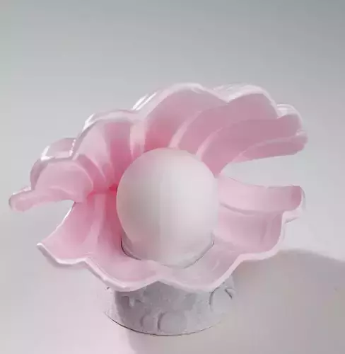 Seashell Pearl Lamp