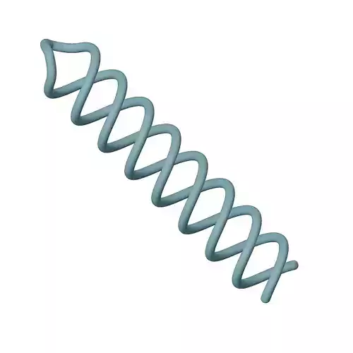 Plastic Spiral Lamp Filament Toy