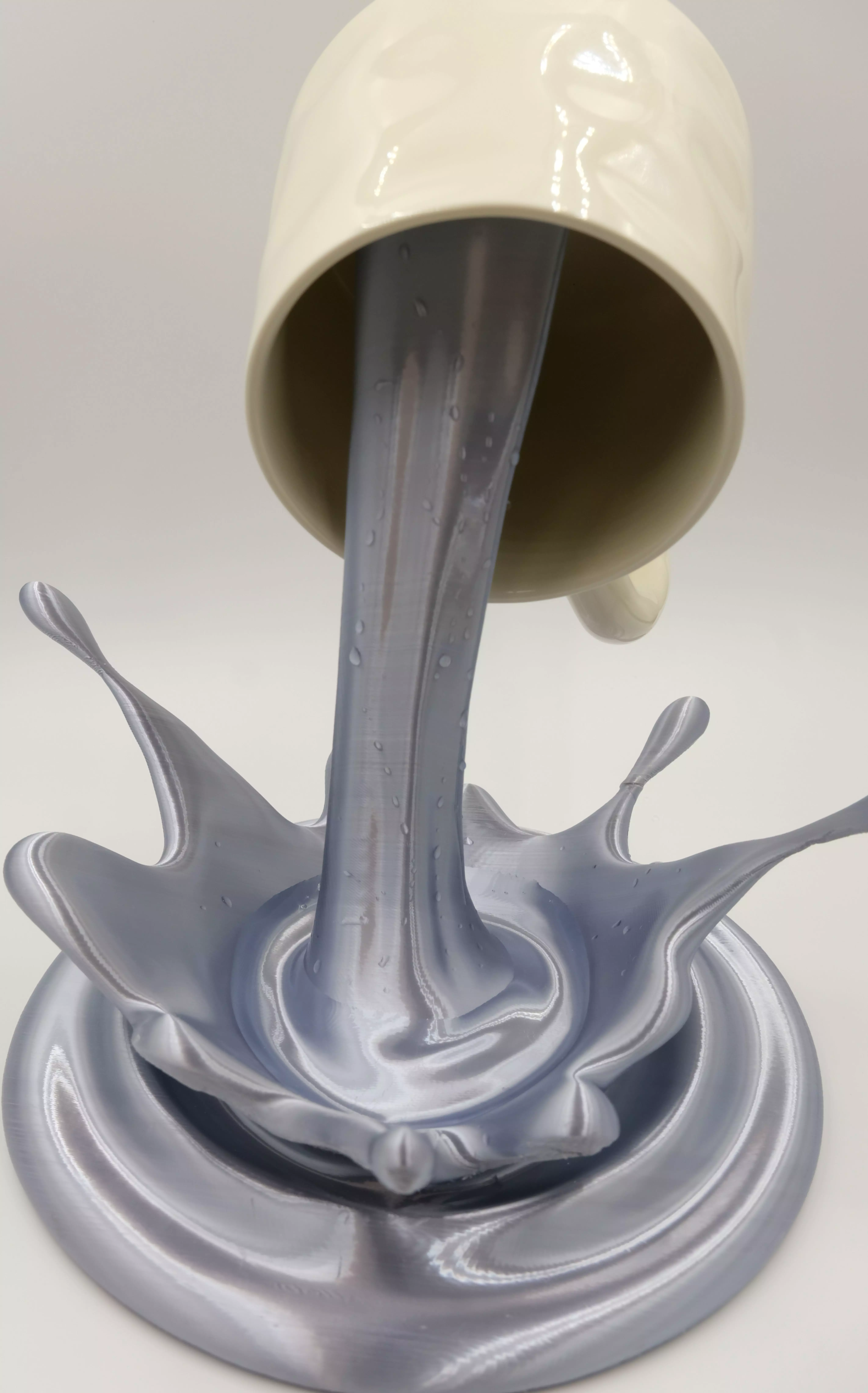 The Fluid Flow Cup Holder 3D print model