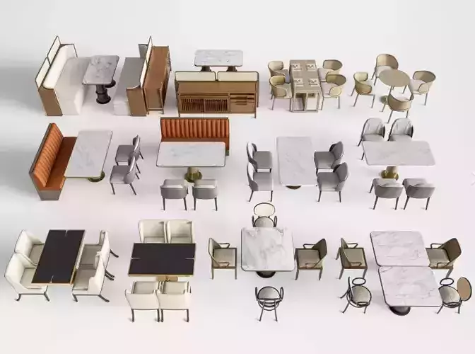 Restaurant seating sofa