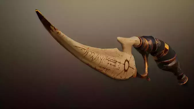Fantasy bone dagger