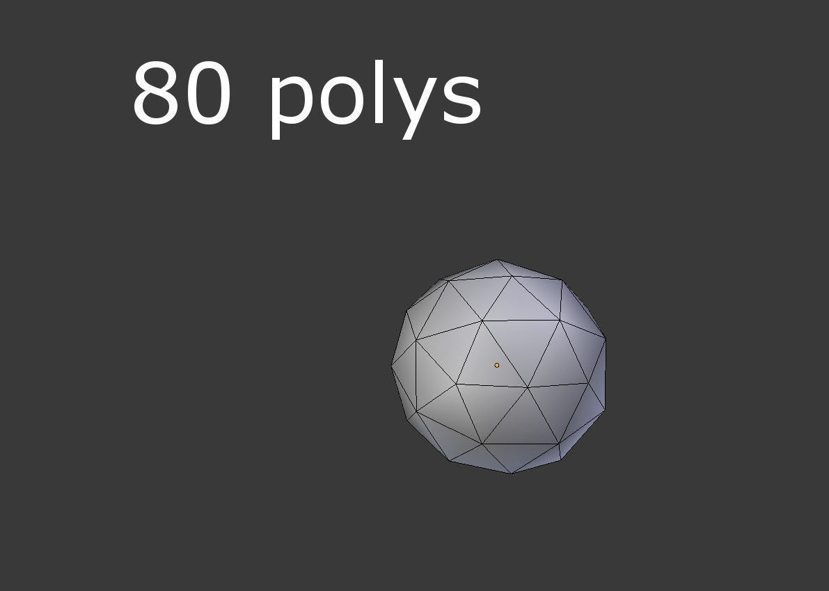 low poly beach ball Low-poly 3D model_4