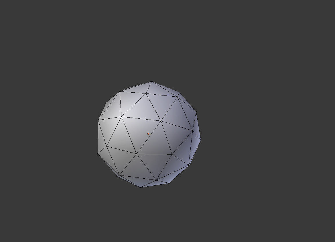 low poly beach ball Low-poly 3D model_3
