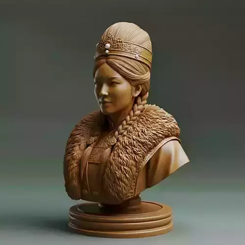 Classic Jin Dynasty Queen Chess Piece