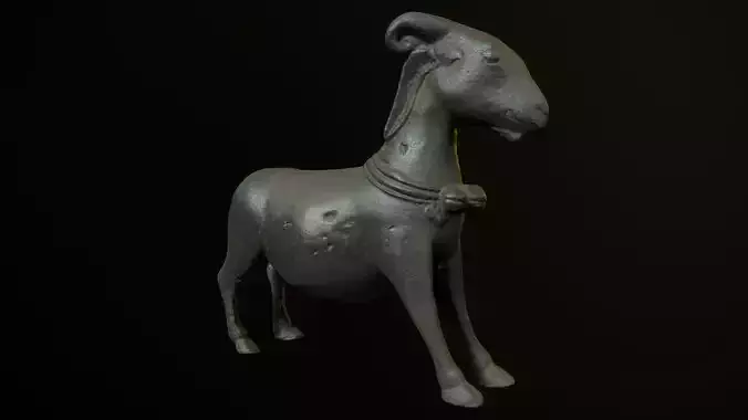 Balinese Goat Figurine