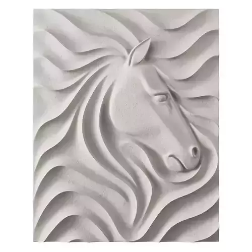 Decorative Relief v1 - Horse