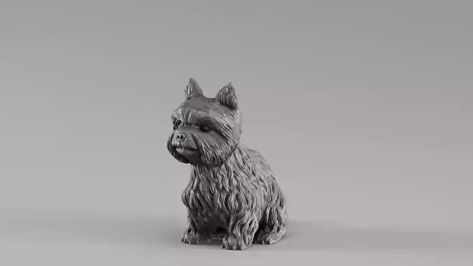 S00006 Yorkshire Terrier Sculpture