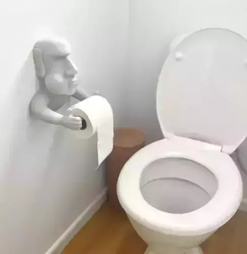 Thumbs-Up Toilet Paper Buddy