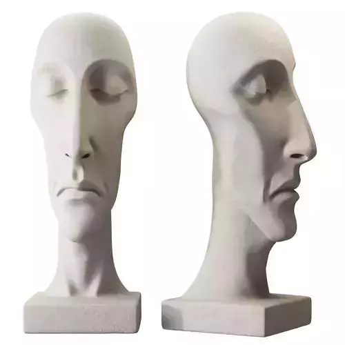 Decorative sculpture v1 - Head sculpture