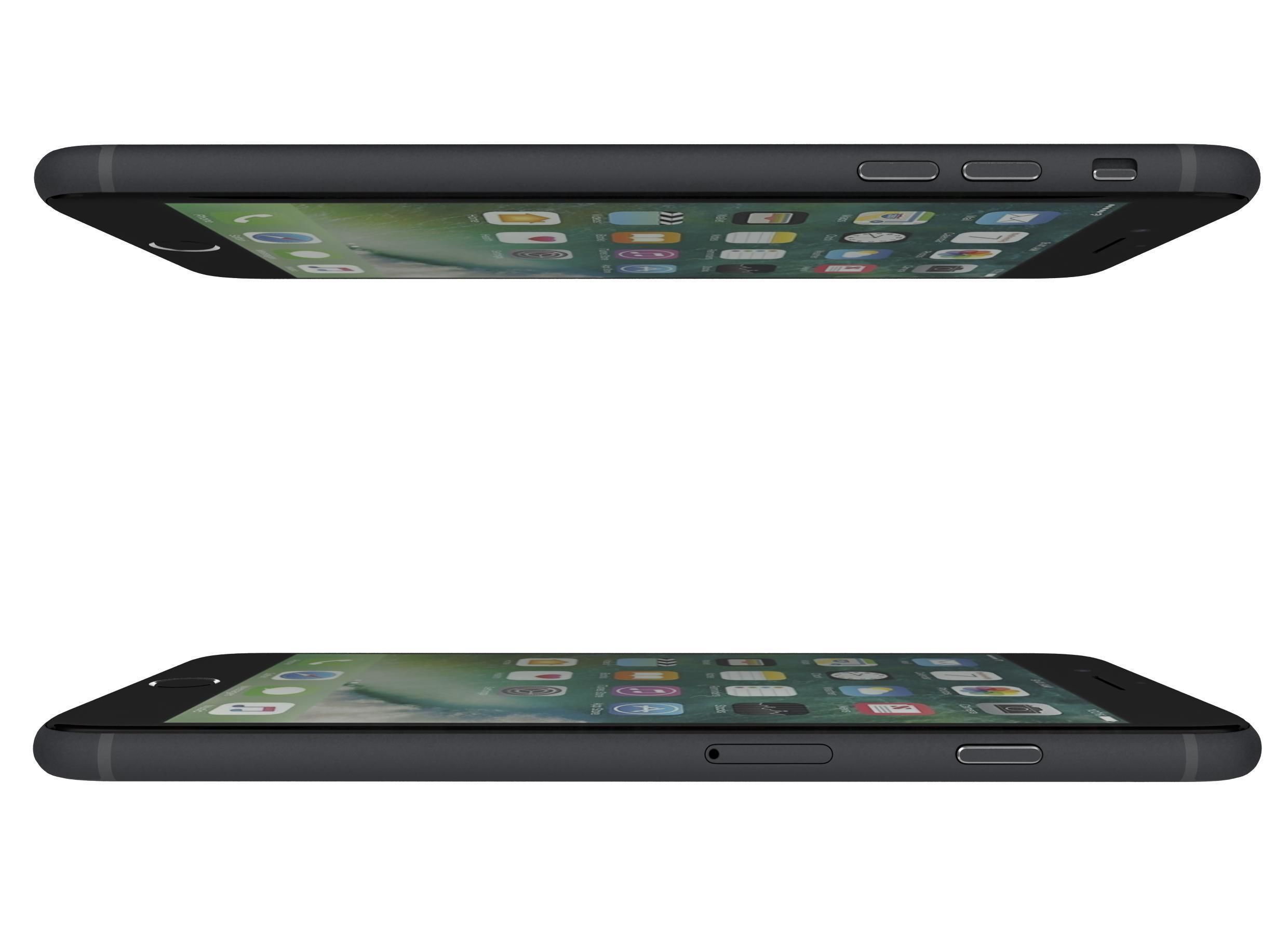 Apple iPhone 7 Plus Jet Black 3D model_3
