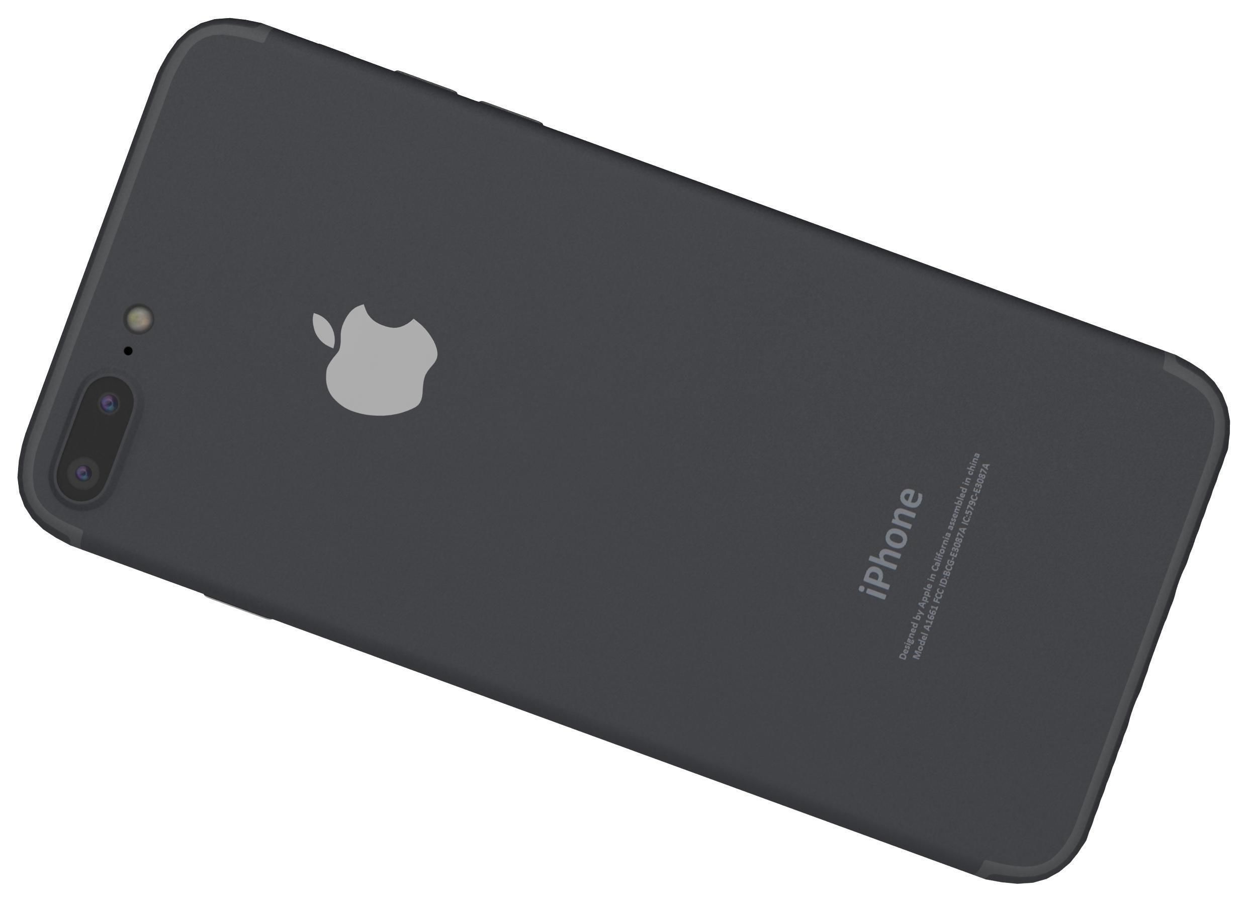 Apple iPhone 7 Plus Jet Black 3D model_5