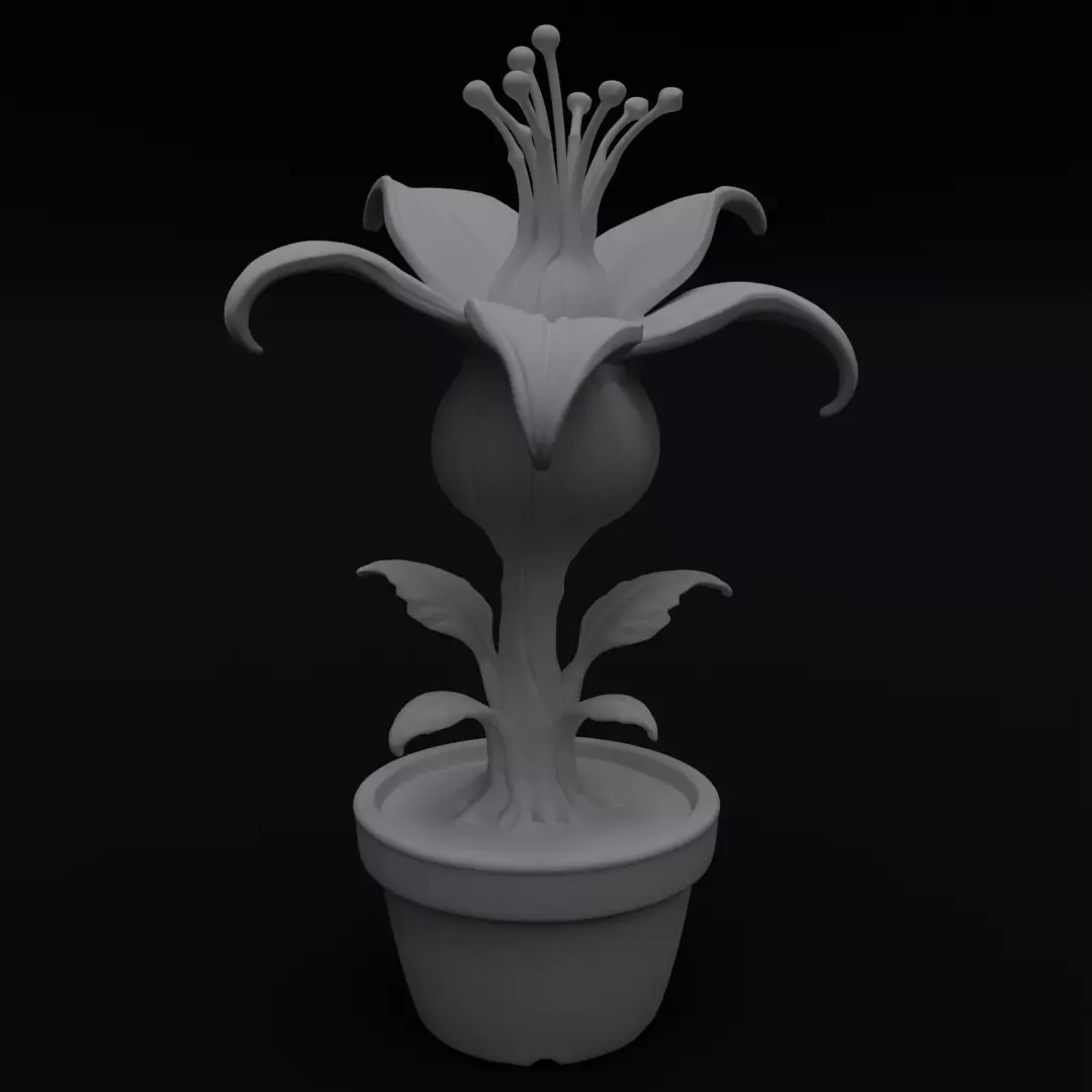 Celestara Crownbloom Extraterrestria Flower for 3D Printing 3D print model