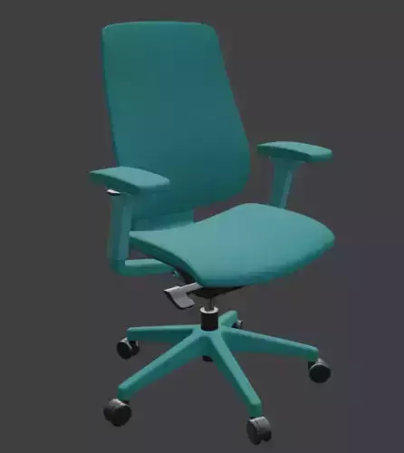 Modern Executive Office Chair High Detail 3D Model