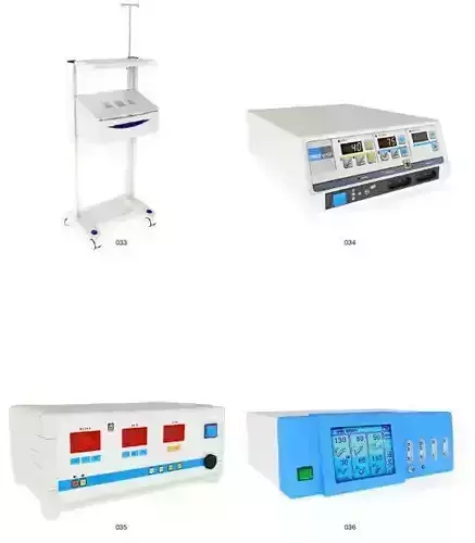 Hospital Ward Bed and Props