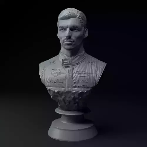 Max Verstappen Premium 3D Bust STL