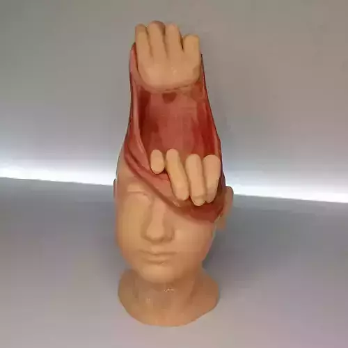 OPEN MIND Bust Surreal Sculpture room decoration