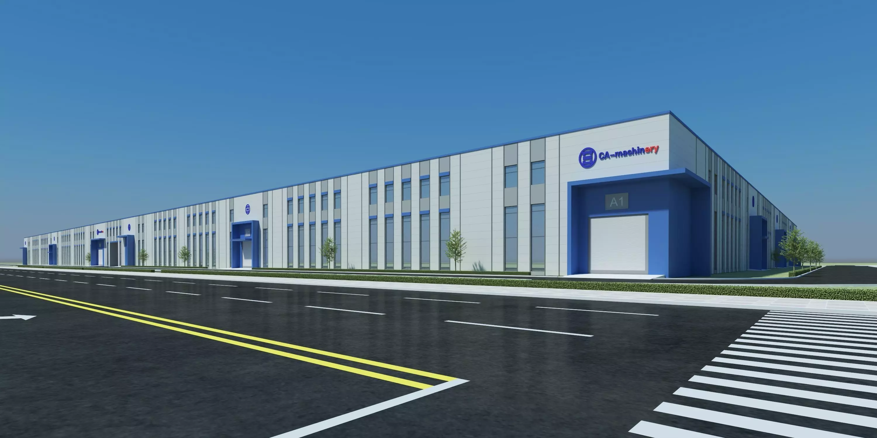 Industrial Building Factory 016 3D model