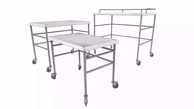 Lab Tables 3D Model