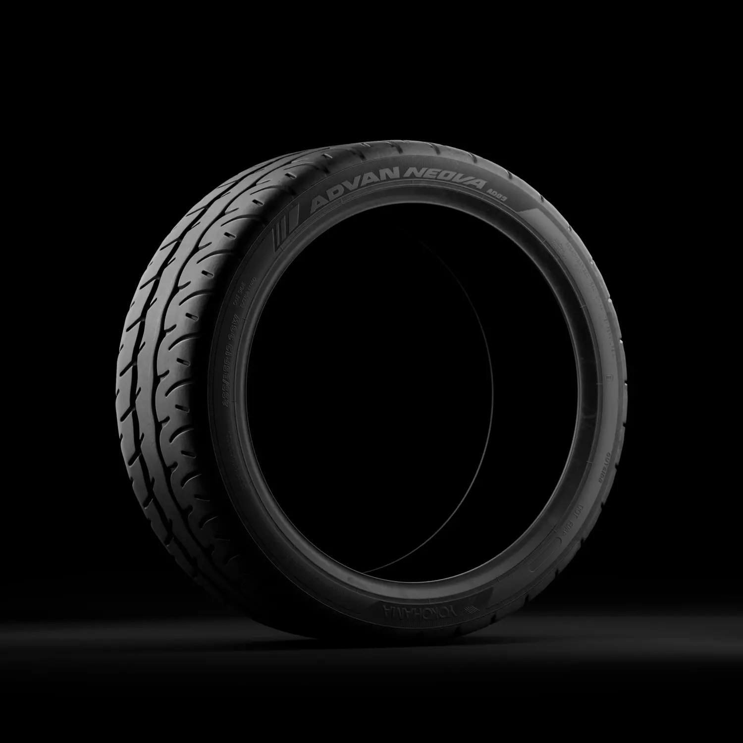 Yokohama Advan Neova AD09 - Semi Slick Car Tire 3D model